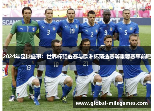 2024年足球盛事:世界杯预选赛与欧洲杯预选赛等重要赛事前瞻 2024年足球盛事:世界杯预选赛与欧洲杯预选赛等重要赛事前瞻